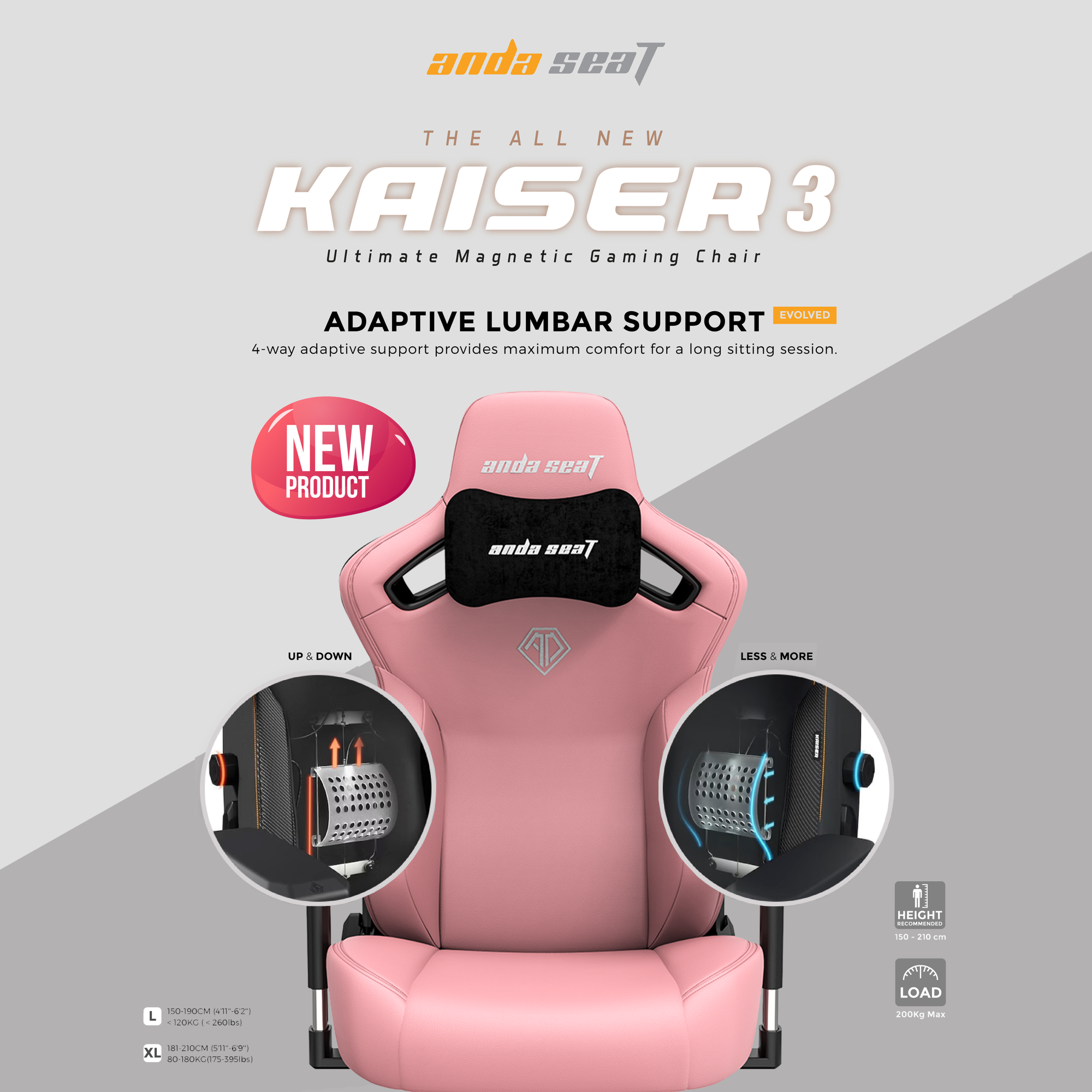 Anda online seat pink