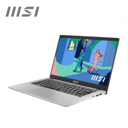 MSI Modern 14 C12M-257MY  (Silver, i3-1215U, 8GB, 512GB SSD, Intel, 14", W11, 1Y)