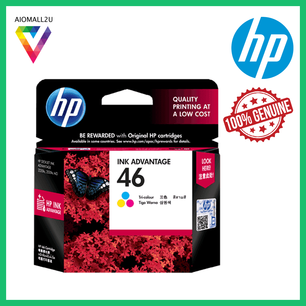 HP 46 Original Ink Cartridge - Tri-color